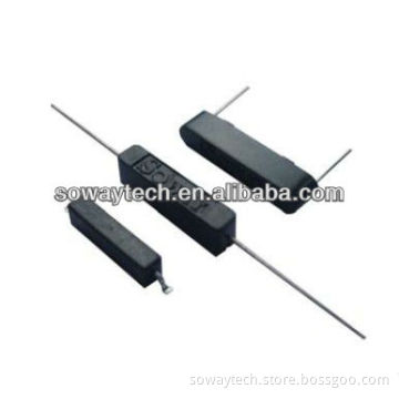 Plastic reed switch